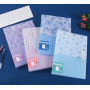 A4 PP Information Booklet Test Paper Storage Booklet Transparent Insert Folder plastic pocket folder a4