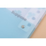 A4 PP Information Booklet Test Paper Storage Booklet Transparent Insert Folder plastic pocket folder a4