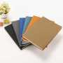 Factory PU Softcover  GRAIN LINE leather A5 B5 loose leaf planner notebook for business