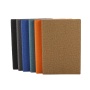Factory PU Softcover  GRAIN LINE leather A5 B5 loose leaf planner notebook for business