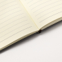 Factory PU Softcover  GRAIN LINE leather A5 B5 loose leaf planner notebook for business