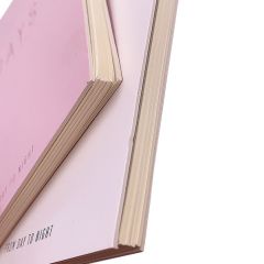 Personalise customizable grid notebooks,white/pink color notebook School Supplies Cute Custom Spiral Journal for Kids