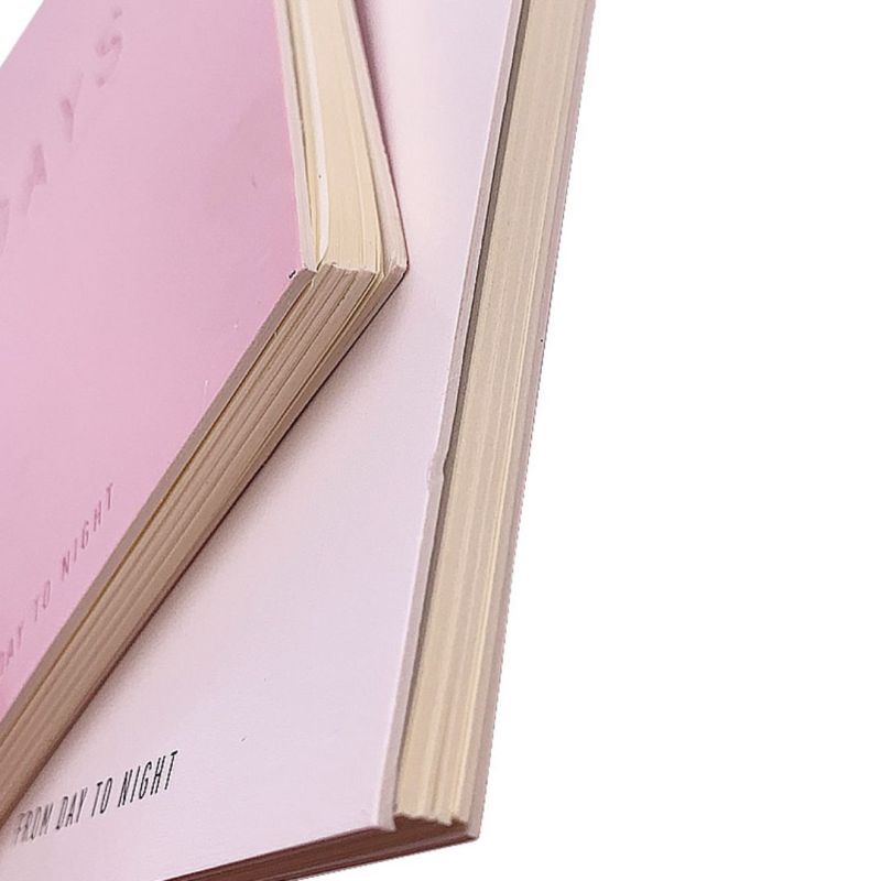 Personalise customizable grid notebooks,white/pink color notebook School Supplies Cute Custom Spiral Journal for Kids