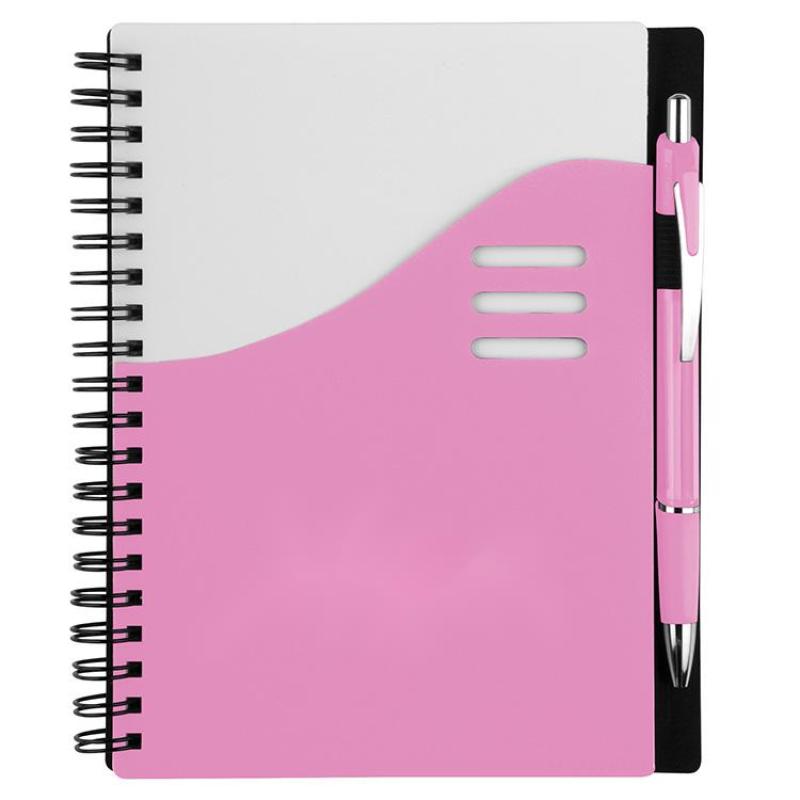 Hot sale 70-sheet spiral bound lined notebook,A5 Spiral Journals Custom Logo Diary Notebook Pens