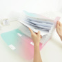 Thicken Gradient File Storage Document Bag PP 13 Pockets Customized Expanding Files Folder