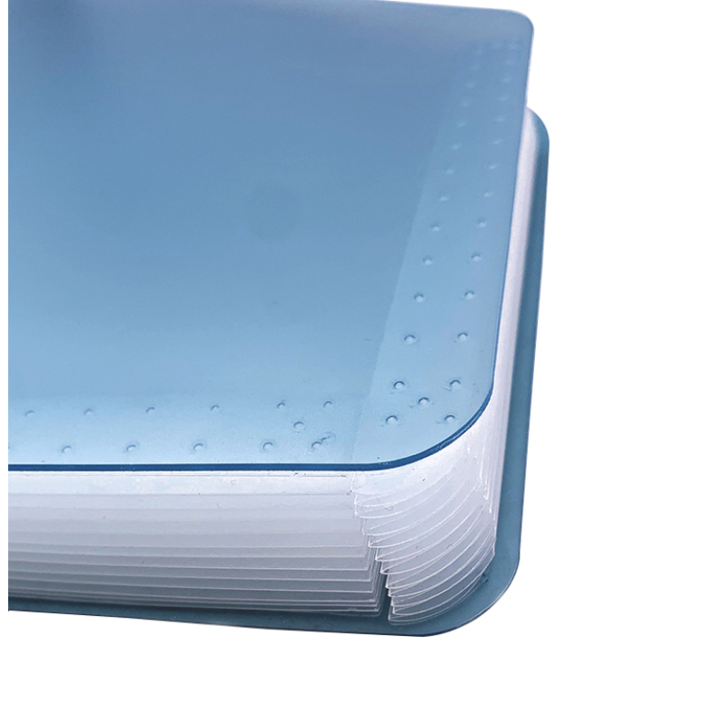 stationery 2023 New File Folder Clear Custom Presentation Hard Cover A4 Size Paper Hanging Plastic Expanding File Folder