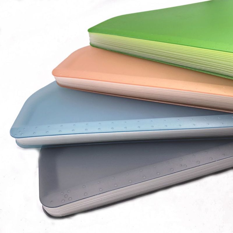 stationery 2023 New File Folder Clear Custom Presentation Hard Cover A4 Size Paper Hanging Plastic Expanding File Folder