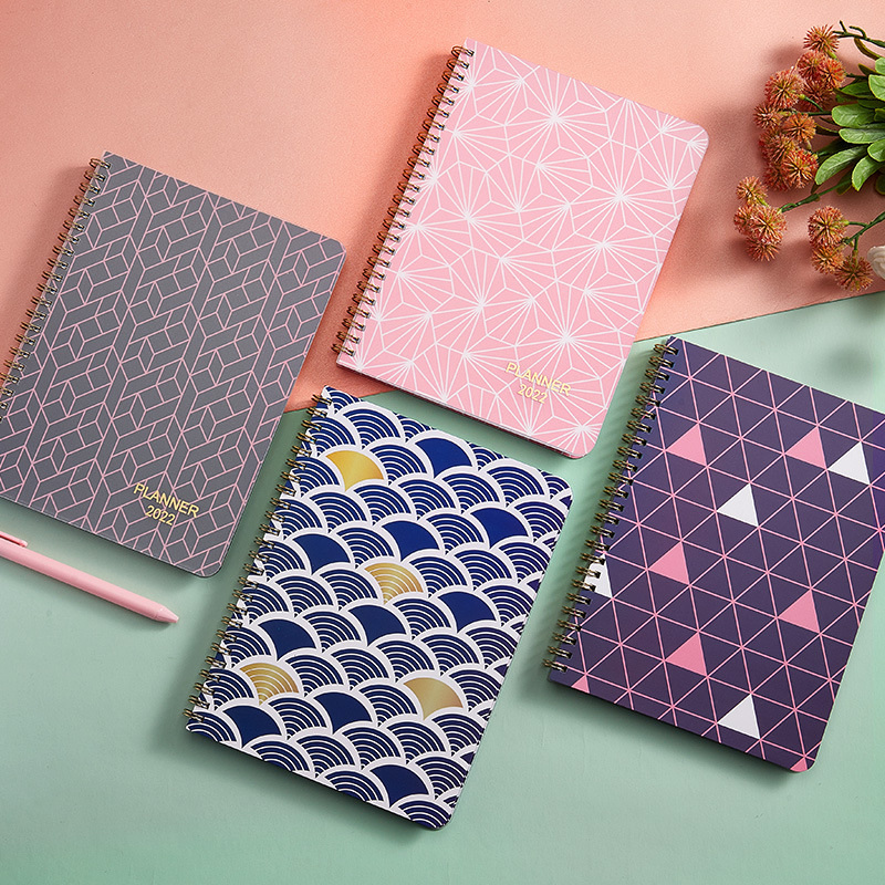 week plan 2023 schedule color inner page coil notebook pp cover spiral notebooks