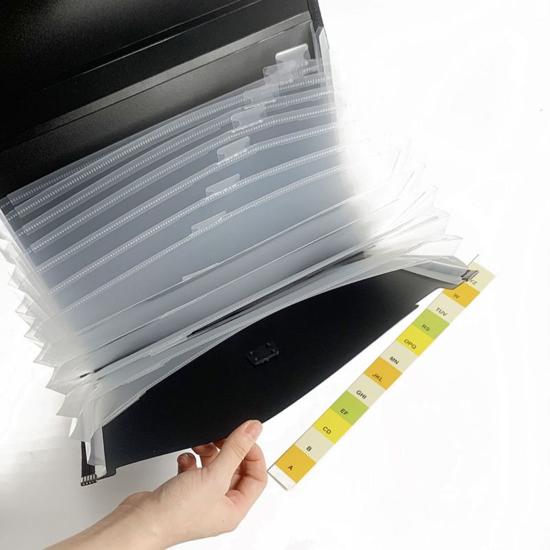 Wholesale file bag document pp expandable suspension files school nd office supplies custom printing plastic document bag