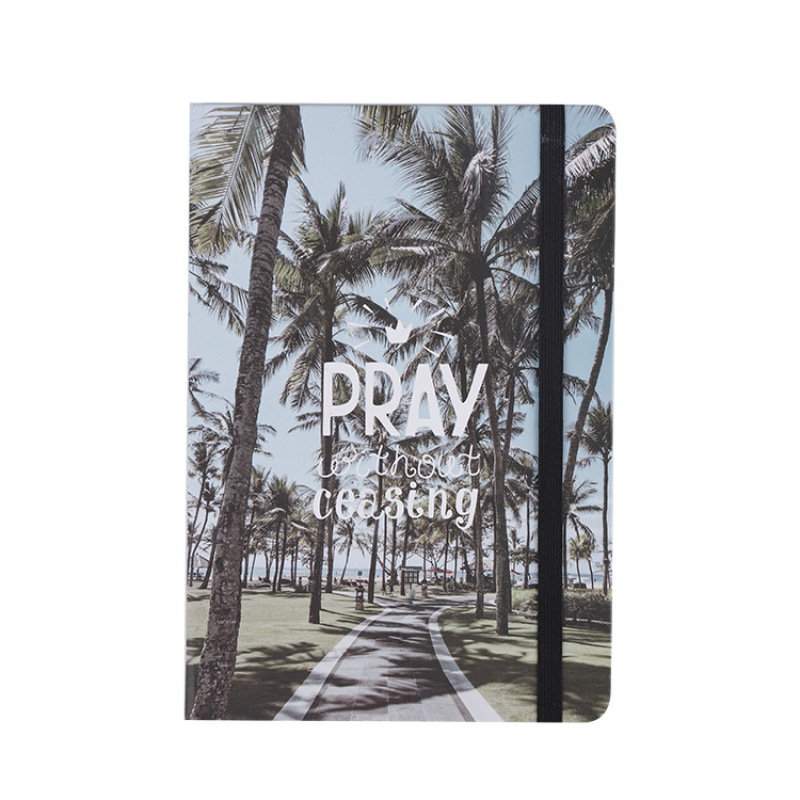 High quality A5 hardcover artpaper cover  notebook for student