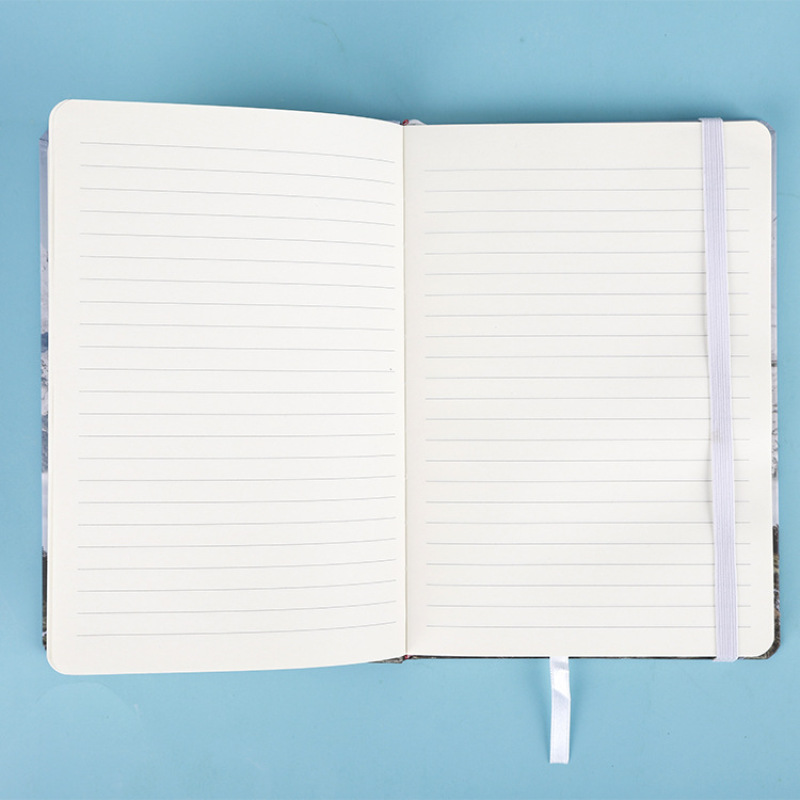 High quality A5 hardcover artpaper cover  notebook for student