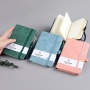 High Quality Journals Hardcover Small Pocket Journal Notebook with Pen A7 PU Leather Promotion Diary Pocket Organizer 100 Sheets