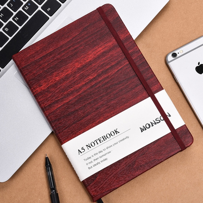 Custom Printing PU Leather Hardcover Agenda Planner Journal Notebook Note Book Customized Promotion Diary Chef Available A5 Size