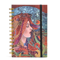 Custom Hardcover A5 Life Journal Spiral Notebook Printed Diary Planner Printing kids journal notebook