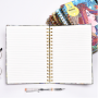 Custom Hardcover A5 Life Journal Spiral Notebook Printed Diary Planner Printing kids journal notebook