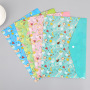 new design A4 Hot sale thickened document bag snap bag spot wholesale new fireproof bag for documents