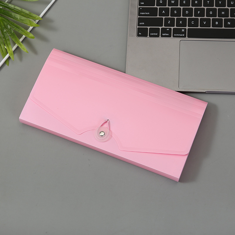 new design folder portable multi-layer file bag B6 bill data storage file bag factory wholesale
