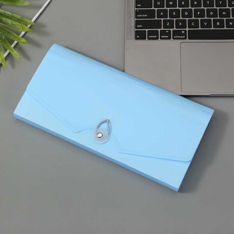 new design folder portable multi-layer file bag B6 bill data storage file bag factory wholesale