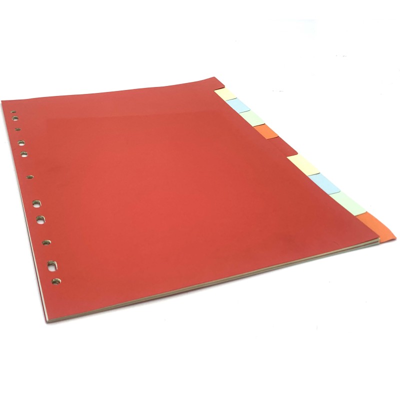 Divider A4 classification page loose leaf notebook  paper manual ledger separator 11 holes