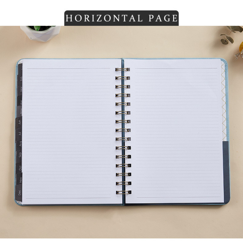 Cover Notebook Elastic Band Notepad Weekly Plan Schedule PU Leather Opp Bag BSCI Hardcover Journal Leather A5 Book Leather