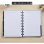 Cover Notebook Elastic Band Notepad Weekly Plan Schedule PU Leather Opp Bag BSCI Hardcover Journal Leather A5 Book Leather