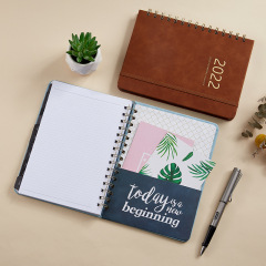 Cover Notebook Elastic Band Notepad Weekly Plan Schedule PU Leather Opp Bag BSCI Hardcover Journal Leather A5 Book Leather