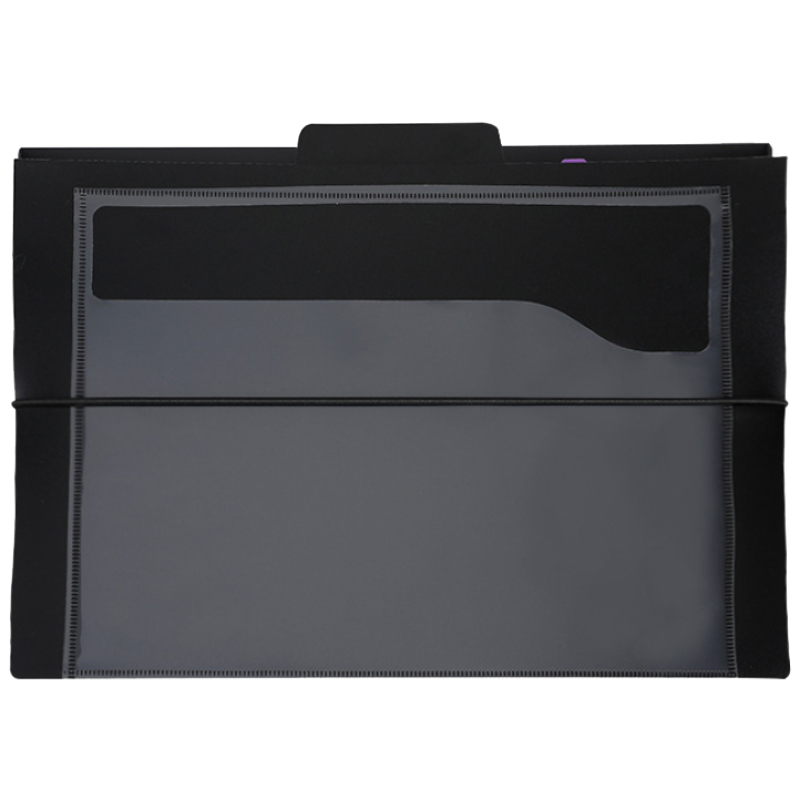Rainbow Organ Bag Office 6 pocket File Folder Portable Hangable Storage Bag Wall-mounted File Folder