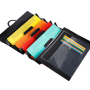 Rainbow Organ Bag Office 6 pocket File Folder Portable Hangable Storage Bag Wall-mounted File Folder