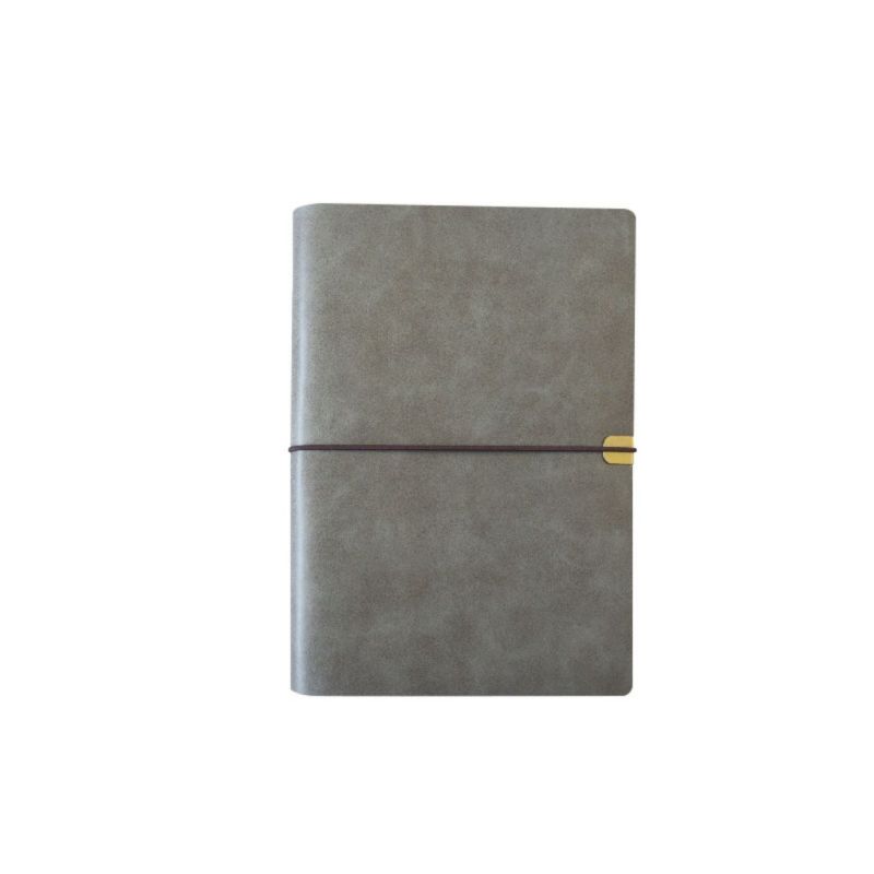 Classic PU Leather A5 Loose Leaf Hardcover Notebook for Business Reusable Agenda Planner Leather Binder Loose Leaf 6 Rings 40111