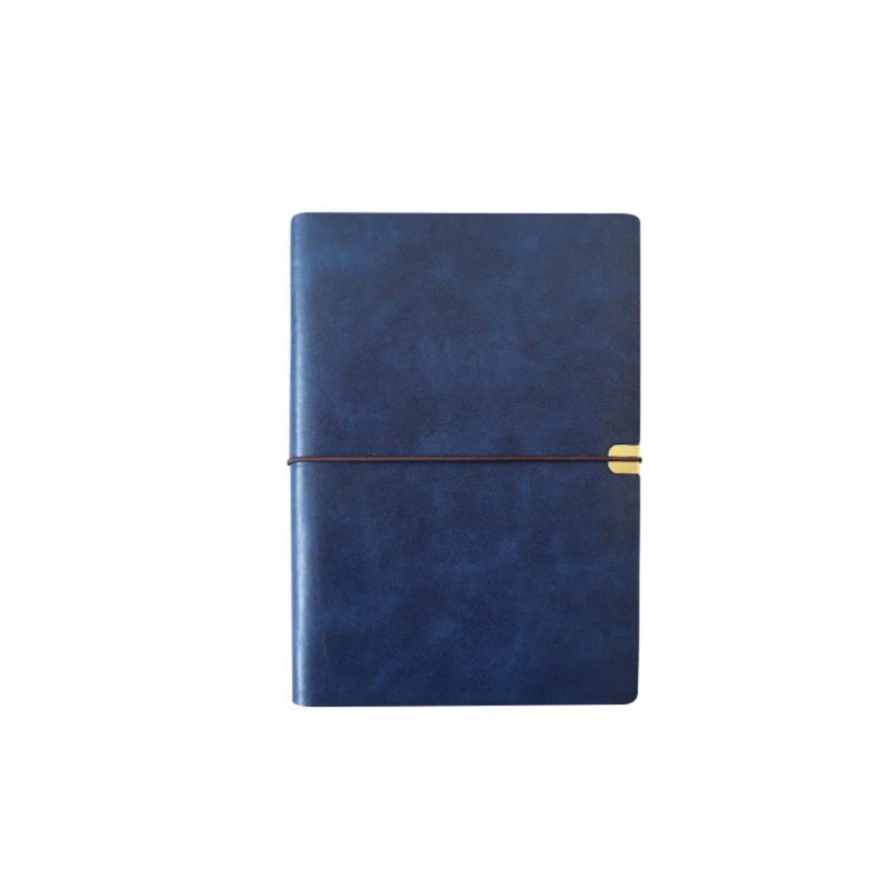 Classic PU Leather A5 Loose Leaf Hardcover Notebook for Business Reusable Agenda Planner Leather Binder Loose Leaf 6 Rings 40111