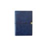 Classic PU Leather A5 Loose Leaf Hardcover Notebook for Business Reusable Agenda Planner Leather Binder Loose Leaf 6 Rings 40111