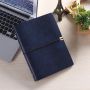 Classic PU Leather A5 Loose Leaf Hardcover Notebook for Business Reusable Agenda Planner Leather Binder Loose Leaf 6 Rings 40111
