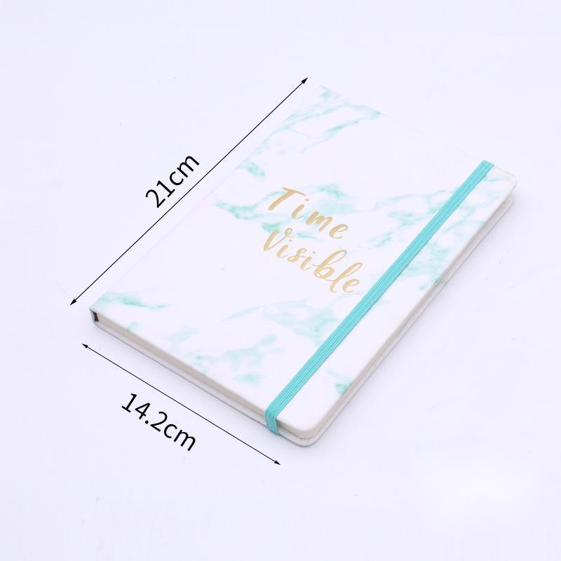 Hardcover Notebook Novel Marble Pattern A5 Pu Leather for Student Notepad Leather Stone Paper Notebook School Gift Office CN;ZHE