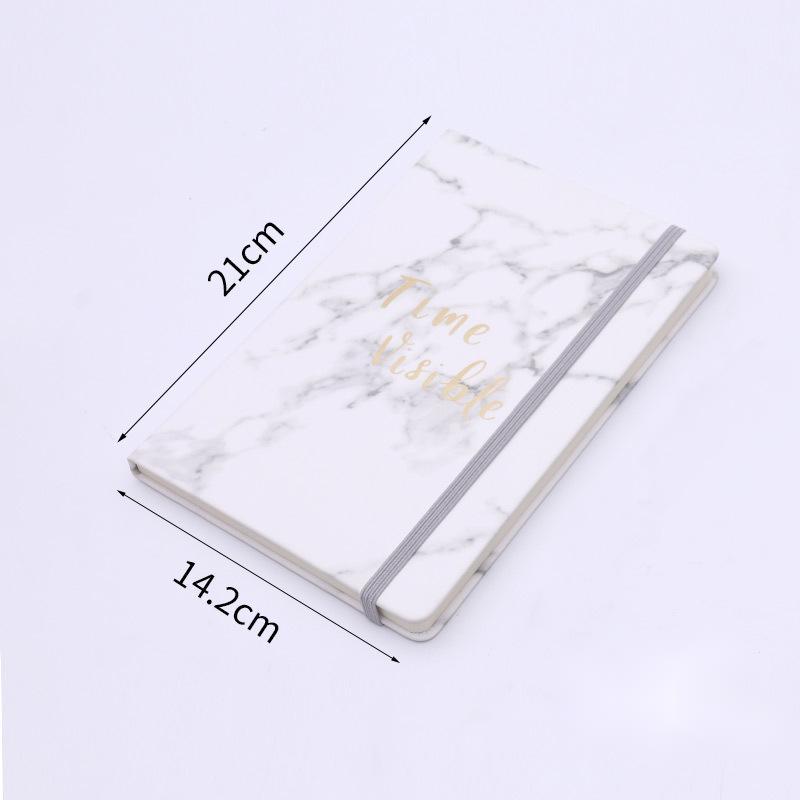 Hardcover Notebook Novel Marble Pattern A5 Pu Leather for Student Notepad Leather Stone Paper Notebook School Gift Office CN;ZHE