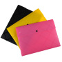 A4, FC large checkered file bag, student large-capacity folder, snap button data storage bag