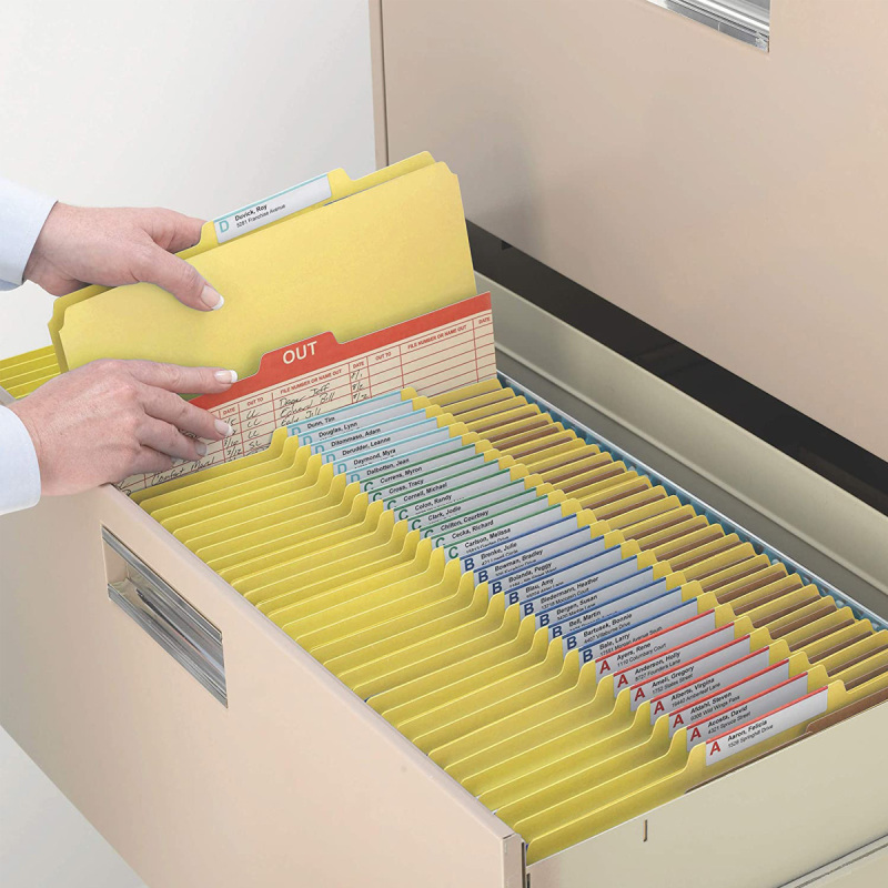 paper Classification File Folder-3 Dividers