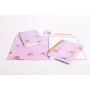 stationery set with 3D golden heat foil embossing  printing