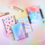 colorful  spiral notebook
