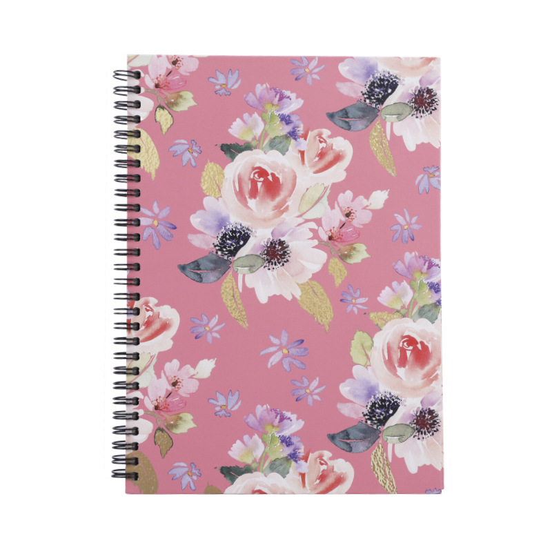  B5 A5 A6 flower spiral notebook