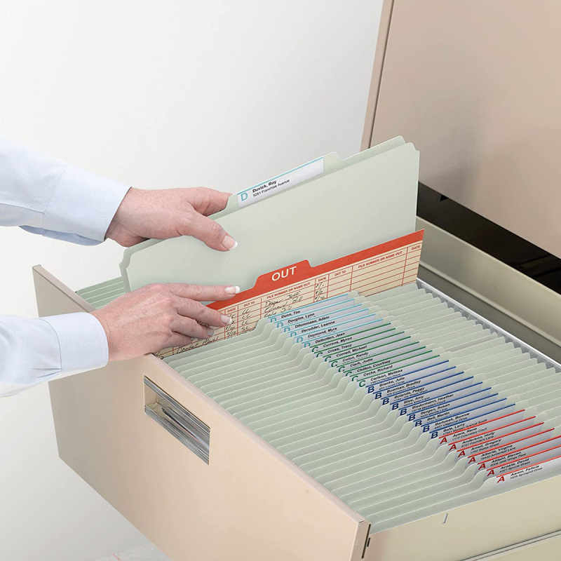 Classification File Folders-One Dividers 