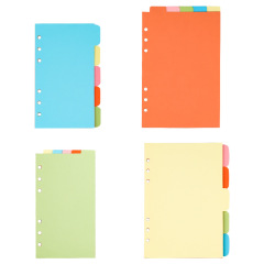colorful  Dividers file folder