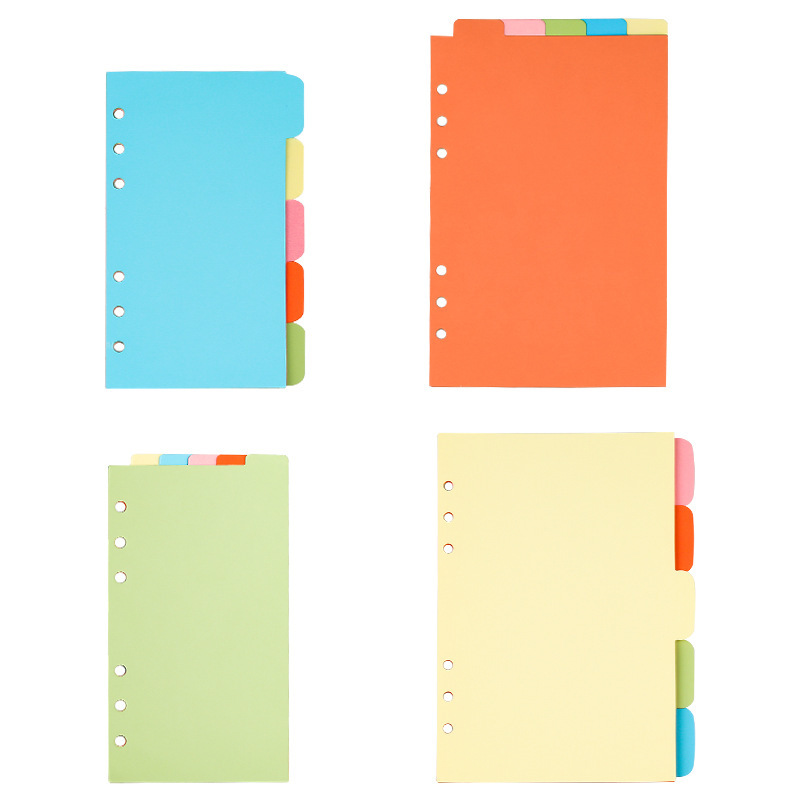 colorful  Dividers file folder