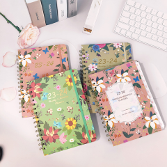 23-24 Creative Floral Design in English A5 week Plan Coil book
