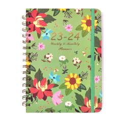 23-24 Creative Floral Design in English A5 week Plan Coil book