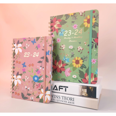 23-24 Creative Floral Design in English A5 week Plan Coil book
