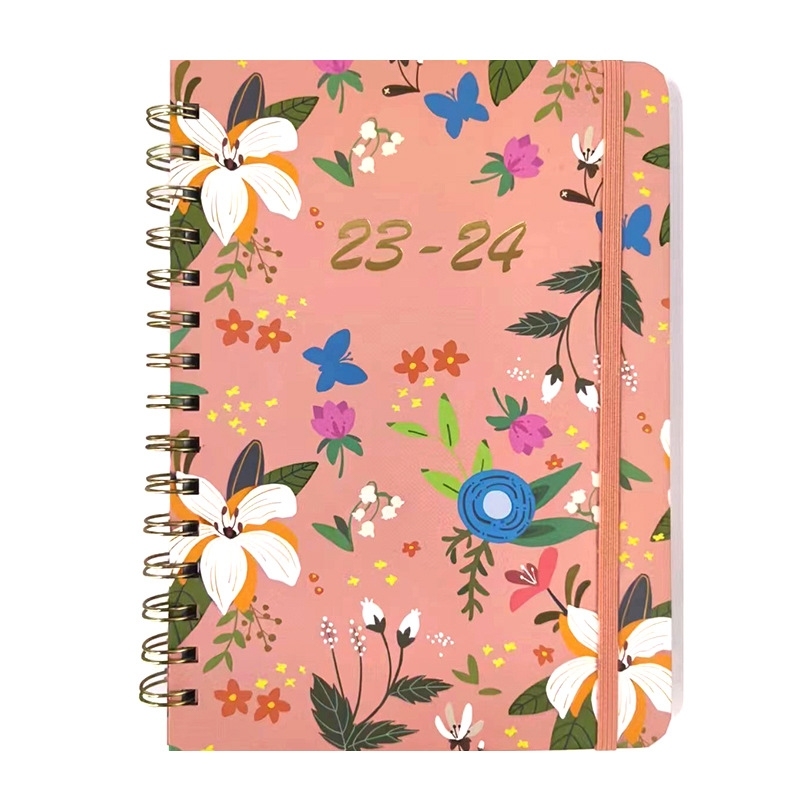 23-24 Creative Floral Design in English A5 week Plan Coil book