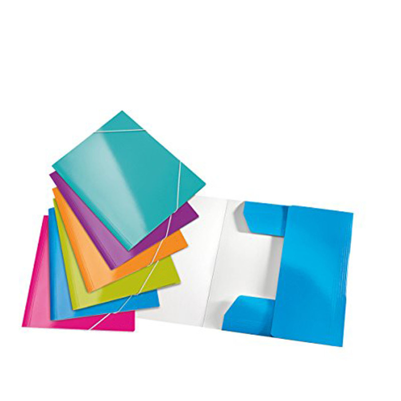 Glossy PP Laminated 3-Flap Folder 