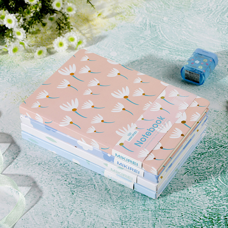 hot sale A5 A6 A7 small floral Hard Cover notebook