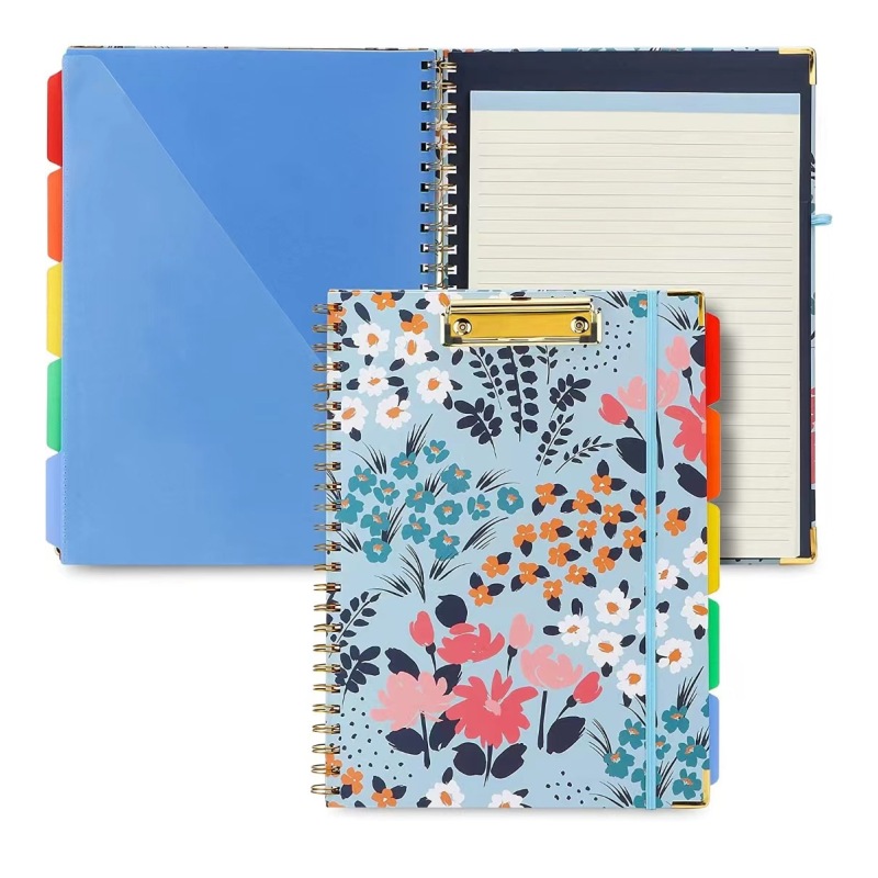 A4 Clip board with storage notepad