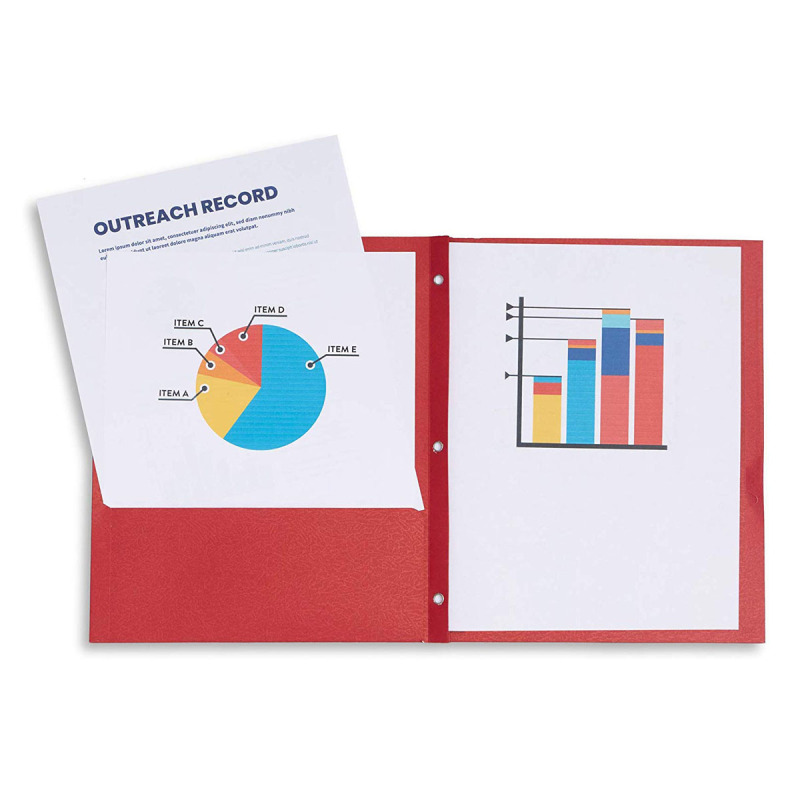  A4 Paper Portfolio Folder with Two Pockets